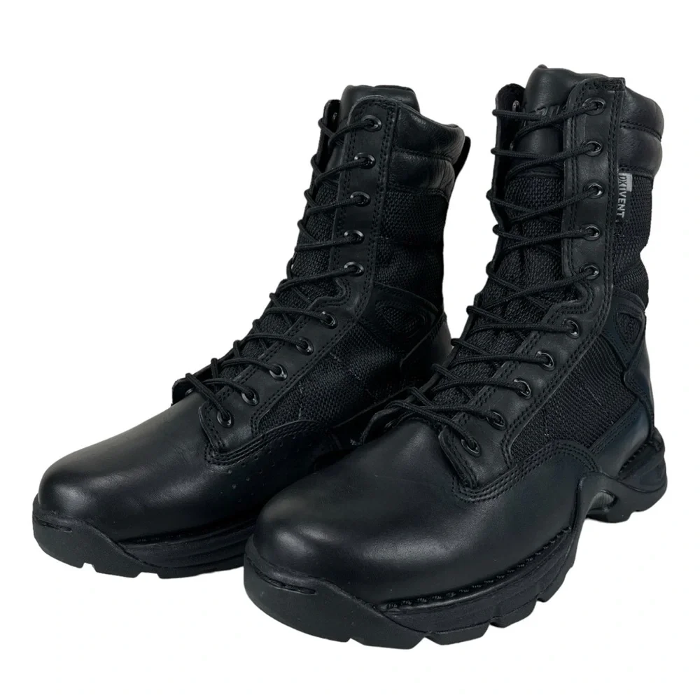 Danner Men 8D Striker II Black Leather Tactical Duty Boots 8 Inch Vent‎ 42290
